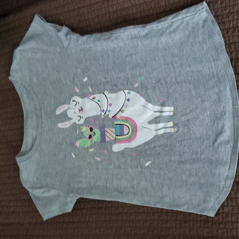 Toddler gray short sleeve shirt